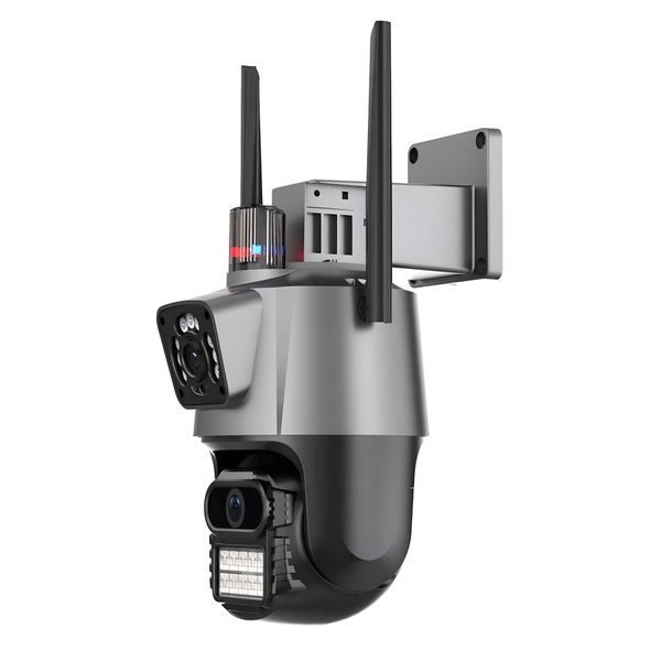 4G IP-камера 4 Мп, 2 об&rsquo;єктиви, SIM-карта, 90&deg; + 355&deg;/90&deg;, V380 Pro 000047 фото