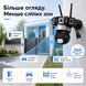 Уличная IP Wi-Fi камера видеонаблюдения V380 Pro с 3 объективами 000034 фото 3